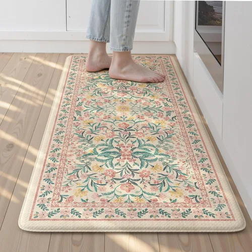 Miniatura 18 de Collive Tapetes de Cocina Acolchados Anti Fatiga, Tapete de Piso de Cocina Impermeable Antideslizante, Alfombras de Escritorio, Alfombra Cómoda