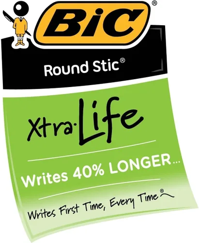 Miniatura 3 de BIC Corporation Round Stic Pen GSM11-BE por BIC
