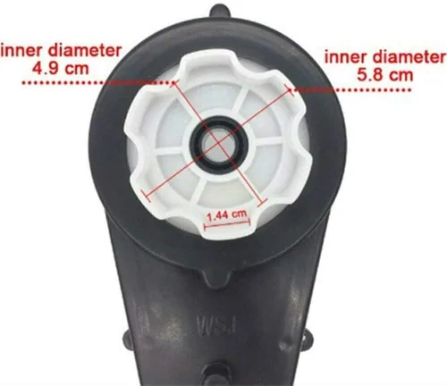 Miniatura 5 de Pmsanzay RS550 30000 RPM Caja de cambios con motor de 12 voltios, motor eléctrico de alta velocidad, potente motor de caja de cambios de velocidad