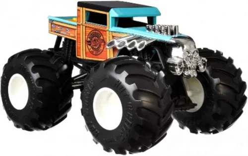 Hot Wheels - Camiones Monstruo a escala 1:24 - Surtido para niños de 3, 4, 5, 6, 7 y 8 años, gran regalo, camiones de juguete a gran escala