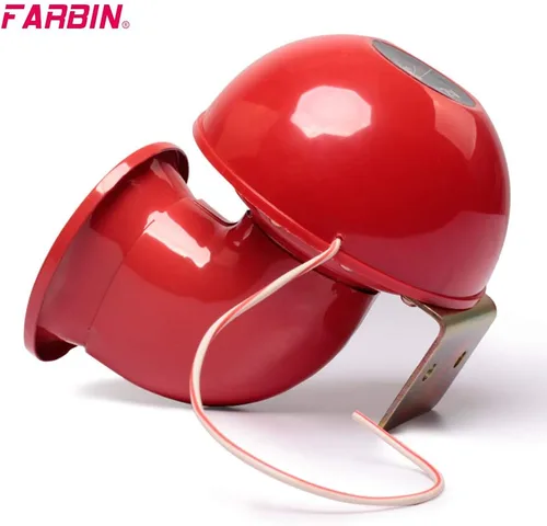 Miniatura 7 de FARBIN Bocinas súper fuertes de 12 V, bocina eléctrica con sonido de toro fuerte, bocina de aire para automóvil, motocicleta, camión, barco