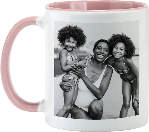 Miniatura 13 de Let's Make Memories Taza con fotos personalizada, taza de café personalizada, tu foto o obra de arte de niños, para ella, cumpleaños, para mamá