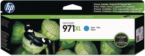 HP Cartucho de tinta cian original de alto rendimiento 971XL (CN626AM)