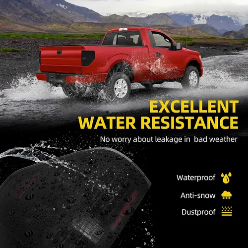 Miniatura 4 de DWVO Conjunto de luz trasera compatible con Ford F150 Styleside 09-14 2009 2010 2011 2012 2013 2014 luces traseras de repuesto para camioneta