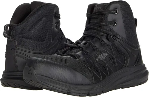 Miniatura 2 de KEEN Utility Vista Energy - Zapatos de trabajo y botas de trabajo con punta compuesta de altura media para hombre negro/cuervo