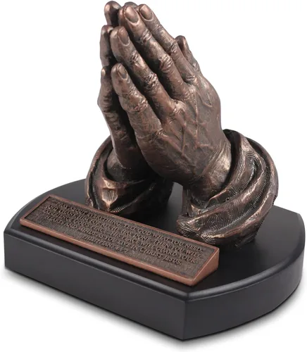 Lighthouse Christian Products Figura de escultura de piedra de resina de 8.75 pulgadas en tono bronce