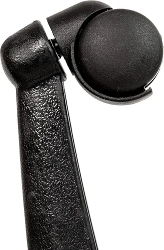 Miniatura 10 de Flash Furniture Warfield Silla de oficina giratoria ejecutiva de malla negra transparente con marco negro y brazos abatibles
