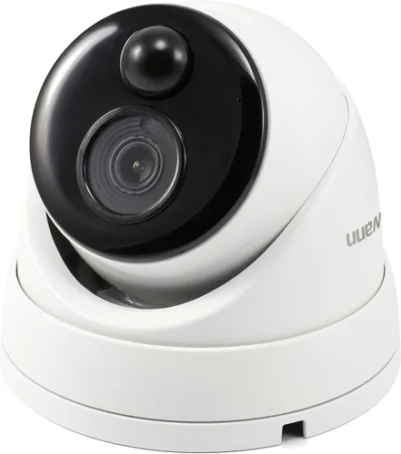 Swann Cámara de seguridad para el hogar,PoE Cat5e NVR 4K HD Video, Interior o Exterior Cableado Vigilancia CCTV Dome,Visión Nocturna Color,Detección