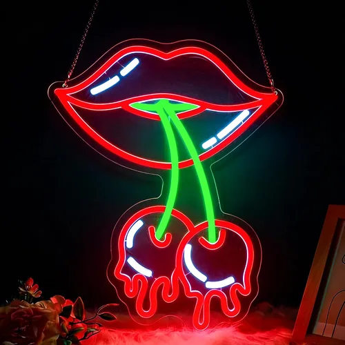 Miniatura 10 de Letrero de neón de Feliz Navidad, letreros de neón regulables JGHTURIE para decoración de pared, letrero iluminado para fiesta de Navidad, bar