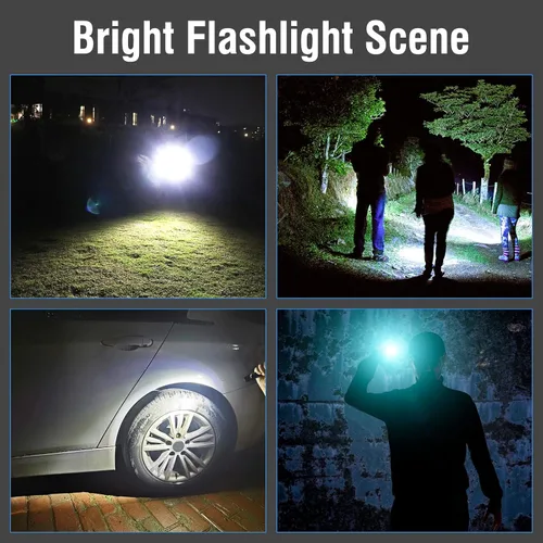 Miniatura 4 de BORUIT V7 - Mini linterna LED de altos lúmenes, pequeña y potente linterna flash EDC de llavero con luz UV roja, linternas de bolsillo recargables