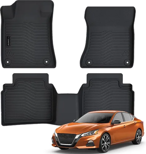 Miniatura 20 de Auxko All Weather Floor Mats Cargo Mat with Backrest Mat for Nissan Pathfinder 2022-2025 2026 TPE Liners Accessories Guard Odorless Anti-Slip Floor