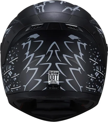 Miniatura 7 de Cascos de Motocicleta de Cara Completa WS-611 Casco de Moto de Calle para Adultos Hombres Mujeres Aprobado por DOT