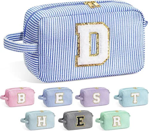 Miniatura 73 de Bolsa de Maquillaje con Inicial YOOLIFE - Regalos de Cumpleaños para Mujeres, Niñas, Mamá, Hija, Amigas, Hermana, Maestra, Regalos de Propuesta