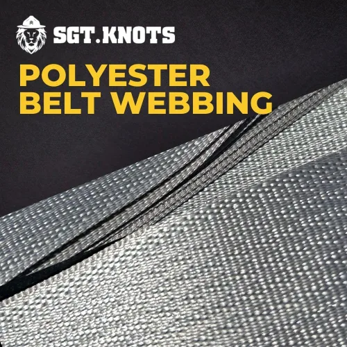 Miniatura 3 de SGT KNOTS Cinta de cinturón de poliéster - Correas resistentes 100% poliéster para carga, arneses, asientos de canoa y usos de escalada