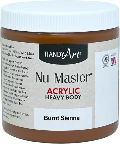 Miniatura 21 de Handy Art Nu Master - Pintura acrílica de cuerpo pesado, 16 onzas, color blanco titanio Titanio Blanco