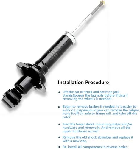 Miniatura 3 de ECCPP - Amortiguadores delanteros y traseros para Honda compatibles con Honda Element 331039 331040 344611 72135 72136 71101 Gas Strut Auto Shocks