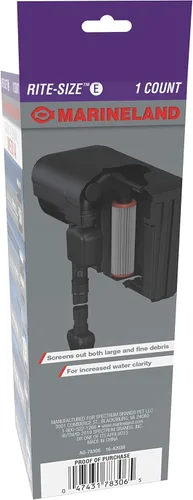 Miniatura 2 de MarineLand Filtro de micrones 1 unidad para, cartucho de pulido de agua, se adapta al filtro Emperor Pro 450, Rite-Size E