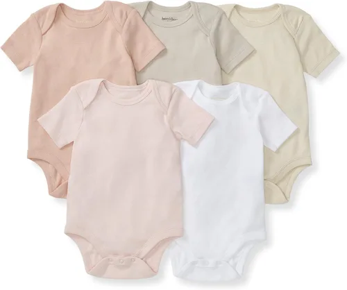 Miniatura 21 de Burt's Bees Baby Body de algodón orgánico – Bebé niño y niña manga corta y larga de una pieza, 5