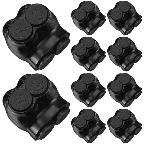 Miniatura 13 de 5 conectores de cable múltiple aislados, 2 puertos, empalme de entrada única, conectores de alimentación eléctrica, terminales de interconexión