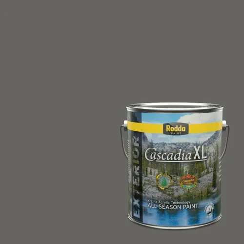 Miniatura 130 de Rodda Paint CASCADIA XL Pintura e imprimación satinada para exteriores en uno, cuarto de galón, azul playa norte
