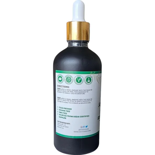 Miniatura 8 de Seddy Aceite de ricino negro jamaicano orgánico con romero y menta – Aceite de tratamiento para el crecimiento del cabello y el cuero cabelludo