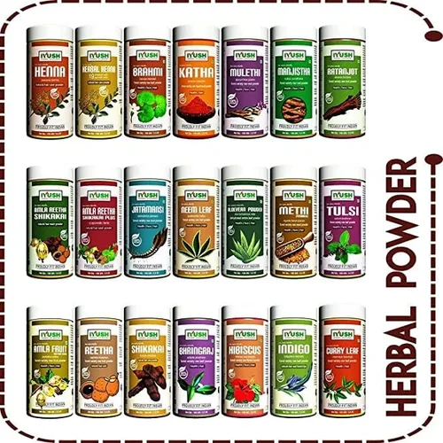 Miniatura 4 de AZAZ Herbal Ayurveda Organic Katha Powder para el color del cabello, Katha Powder para cabello marrón, Katha Powder para el crecimiento del cabello