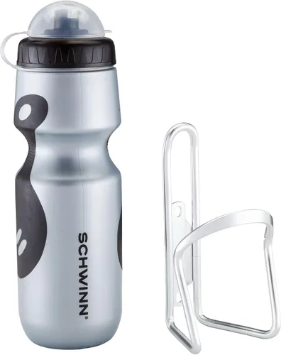 Miniatura 8 de Schwinn - Botella de agua para bicicleta de 26 onzas con jaula, sin BPA, boquilla doble