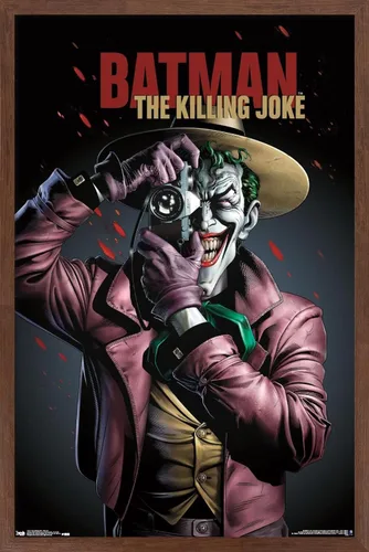 Miniatura 10 de Trends International DC Comics Movie - Póster de pared de arte clave, 14.725 x 22.375 pulgadas, versión enmarcada de madera de granero