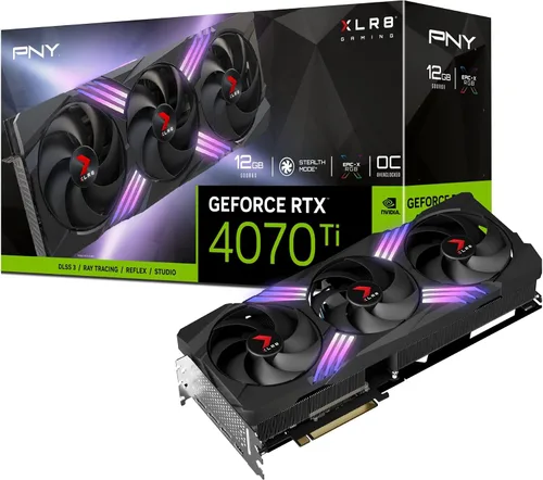 Miniatura 11 de PNY GeForce RTX 4070 Ti 12GB XLR8 Gaming Verto Epic-X RGB Triple Fan Tarjeta Gráfica DLSS 3