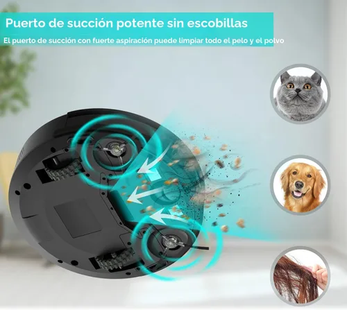 Miniatura 2 de Lefant Robot aspirador M210, tiempo de funcionamiento de 120 minutos, diseño compacto, potente succión, bajo ruido, Wi-Fi/aplicación/control de voz