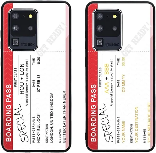 Miniatura 312 de Funda de teléfono personalizada para Samsung Galaxy S22+ / S22 Plus 5G, funda de TPU suave de vidrio templado antiarañazos personalizada con foto