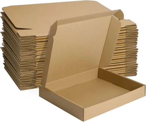 Miniatura 16 de MEBRUDY Cajas de envío de 4 x 4 x 2 pulgadas, paquete de 100 unidades, pequeñas cajas de cartón corrugado para enviar por correo, embalaje de Marrón