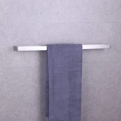 Miniatura 8 de GERZWY Toallero de baño de 30 pulgadas Barra de toalla de baño de acero inoxidable Estilo moderno Montaje en pared Acabado cepillado HG17702-LS