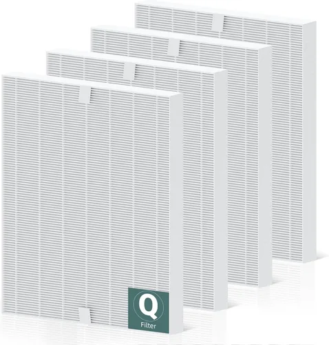 Paquete de 4 filtros de purificador de aire 5510 5520 Q de repuesto para purificador de aire Winix 5510 5520 Plasmawave, en comparación con el