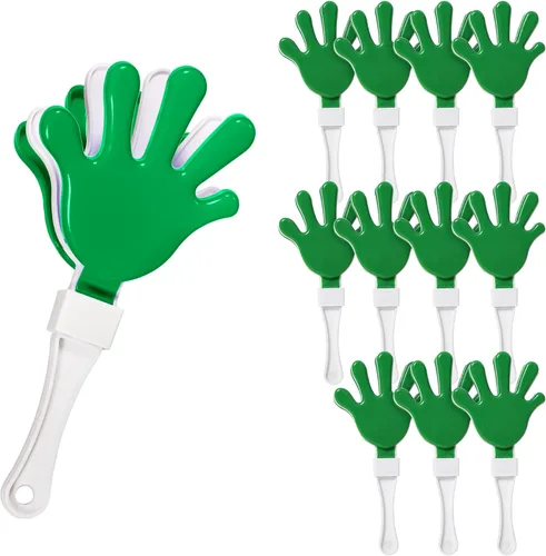 Miniatura 14 de Windy City Novelties Paquete de 12 mini pinzas de mano de 7 pulgadas, ruidosos de plástico para juegos deportivos, rallyes de pep, portones traseros