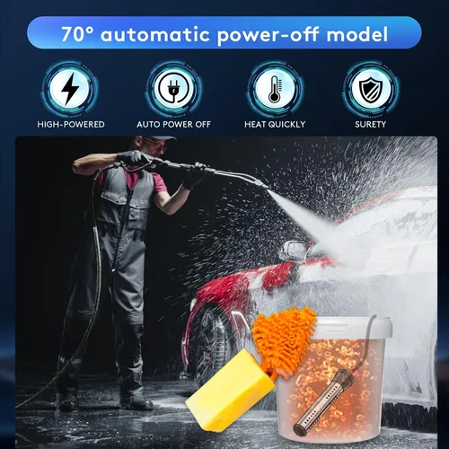 Miniatura 8 de Control del interruptor del calentador de agua y de inmersión, protección contra quemaduras en seco para calentador de cubo, calentador de bañera
