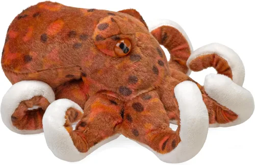 Wild Republic Peluche de pulpo, animal de peluche, regalos para niños, peluches, 8 pulgadas