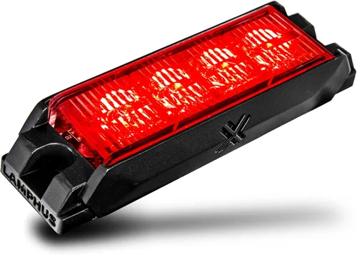 Miniatura 36 de LAMPHUS NanoFlare - Luz de advertencia estroboscópica de 5 pulgadas y 6 W, color blanco ámbar, luz de advertencia estroboscópica para parrilla