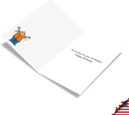 Miniatura 2 de NobleWorks - 1 Tarjeta de Felicitación de Feliz Cumpleaños Divertida - Humor de Cómics de Dibujos Animados, Tarjeta de Celebración de Cumpleaños