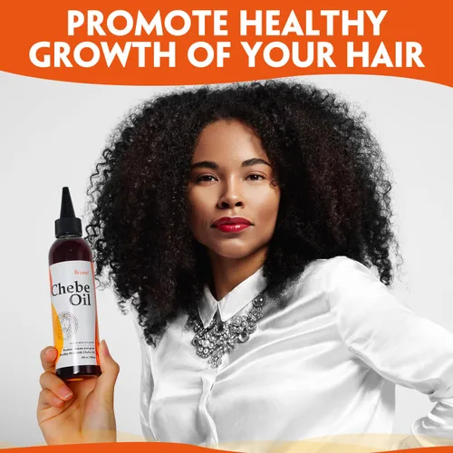 Miniatura 5 de Brzeaf Aceite de Chebe natural para la nutrición del cuero cabelludo y el crecimiento del cabello (6 onzas) - Auténtico polvo chadiano Chebe
