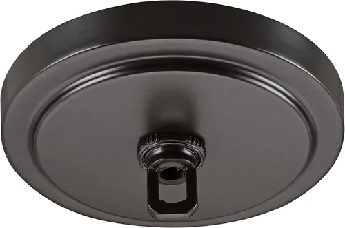 Miniatura 3 de Aspen Creative 21508-11 - Kit de lámpara de araña de transición y toldo con bucle para cuello, bronce aceitado, diámetro de 5-1/2 pulgadas, orificio