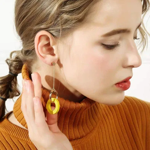 Miniatura 8 de PH PandaHall Anillos de salto abiertos triangulares, 1600 unidades, 5 colores, conectores colgantes de hierro a granel para aretes, pulseras
