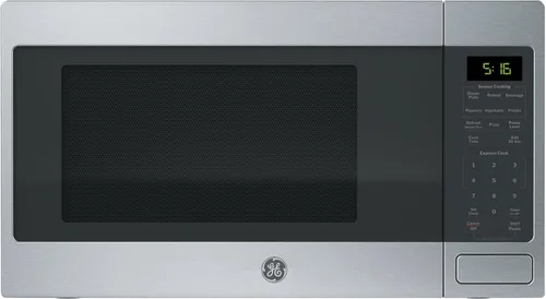 Miniatura 11 de Horno microondas de GE para encimera, capacidad de 1,150 vatios, 1.6 pies cúbicos, 8 ajustes de cocción automáticos, tecnología de bloqueo