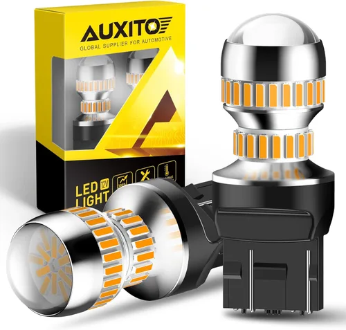 Miniatura 12 de AUXITO Bombilla LED 1157 blanca, superbrillante 2057 2357 7528 BAY15D, bombillas LED para respaldo, señal inversa, intermitente, estacionamiento