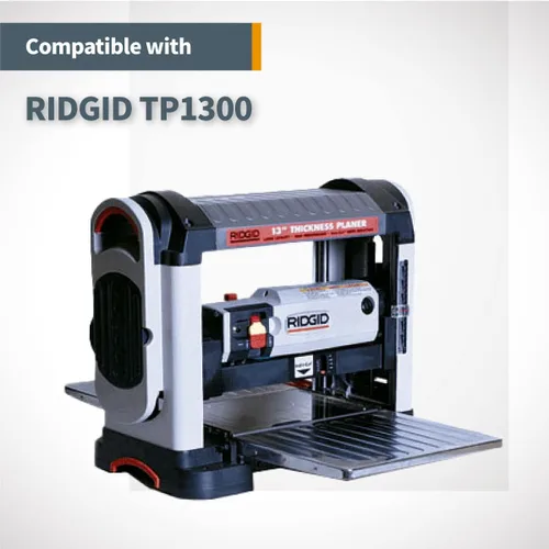 Miniatura 5 de POWERTEC Cuchillas cepilladoras de 13 pulgadas para cepilladoras Ridgid TP1300, TP13001, TP13002, repuesto para cuchillos cepilladores AC8630, juego