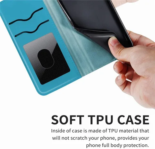 Miniatura 5 de Funda tipo cartera para Samsung Galaxy A13 5G, Samsung A04S, piel sintética de alta calidad con diseño de árbol en relieve [atril]