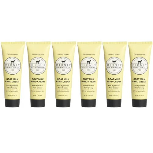 Miniatura 10 de Dionis Crema de manos de leche de cabra – Loción hidratante para piel seca, segura para pieles sensibles – Love 1 oz (paquete de 6)