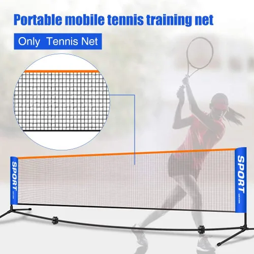 Miniatura 5 de Red de bádminton portátil, red de tenis de bádminton plegable para interior y exterior, patio, playa, redes deportivas para tenis, bádminton