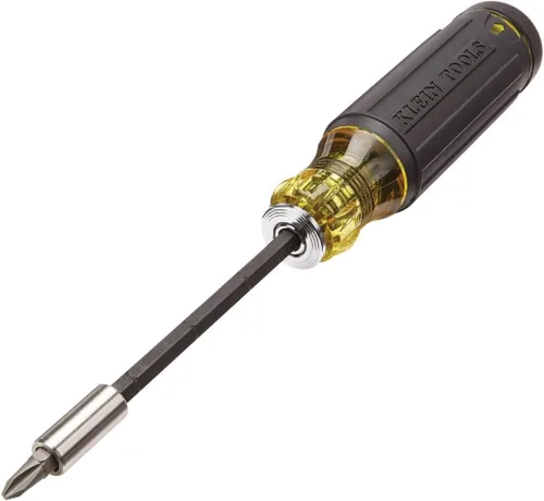 Miniatura 11 de Klein Tools 80083 Kit de destornillador de impacto con juego de llaves de impacto SAE 7 en 1 y destornillador de longitud ajustable multibroca 14