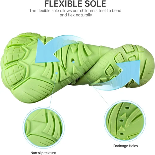 Miniatura 4 de SEEKWAY Barefoot Water Shoes for Kids - Wide Toe Box and Quick-Dry Sand Shoes Toddler for Hiking Swim Beach Pool Kayak Sport Accessories, Camping